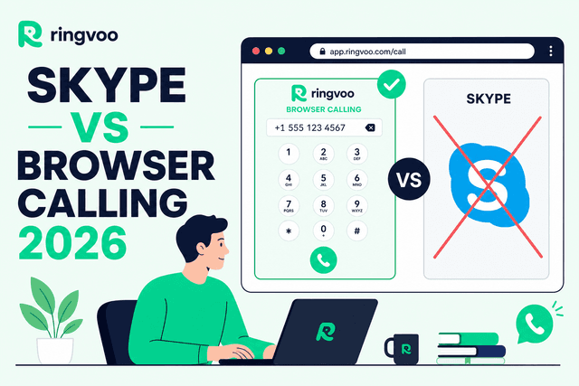 skype vs browser calling — Ringvoo blog cover